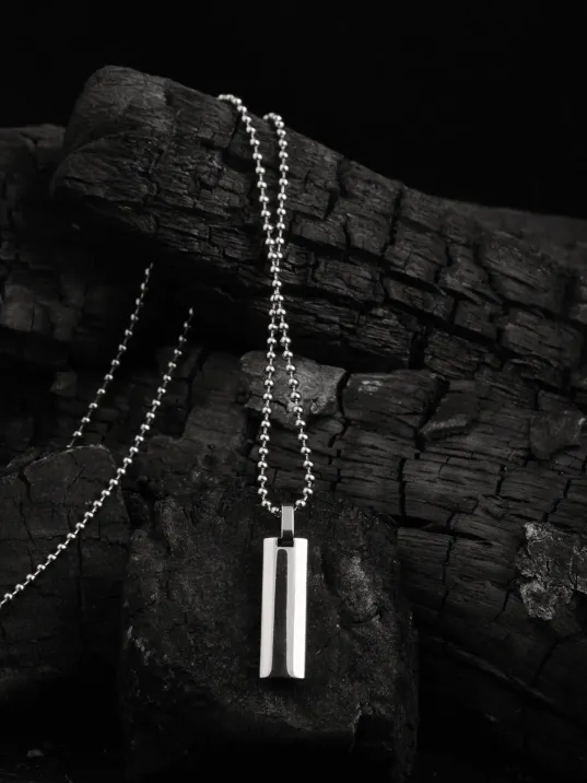 Ottoman Çelik Çubuk Kolye Erkek Cklgmsdblok