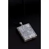 Erkek Gümüş Kolye - Büyük Boy Gümüş Allah Ve Muhammed Yazılı Kitap Model Muska Haznesi Cevşen Erkek Gümüş Kolye - Büyük Boy Gümüş Allah Ve Muhammed Yazılı Kitap Model Muska Haznesi Cevşen