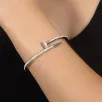 Kadın Çelik Bileklik - Zirkon Taşı İşlemeli Çivi Model Çelik Bileklik Kadın Çelik Bileklik - Zirkon Taşı İşlemeli Çivi Model Çelik Bileklik