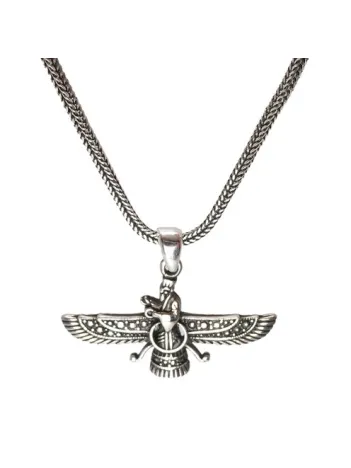 Ahura Mazda Erkek Gümüş Kolye Zincir Küçük Boy