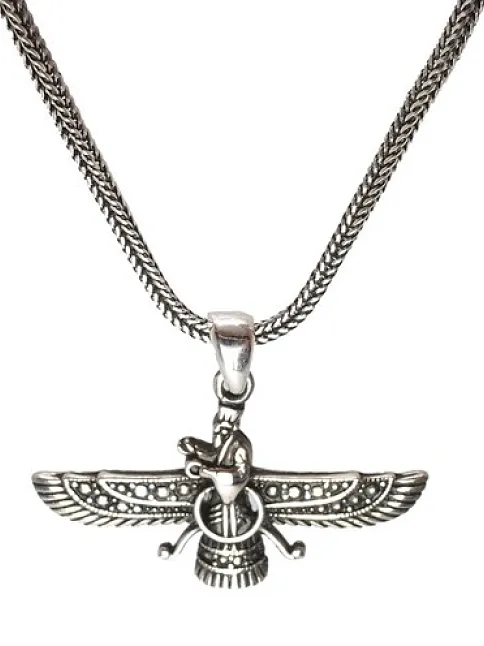 Ahura Mazda Erkek Gümüş Kolye Zincir Küçük Boy Ahura Mazda Erkek Gümüş Kolye Zincir Küçük Boy