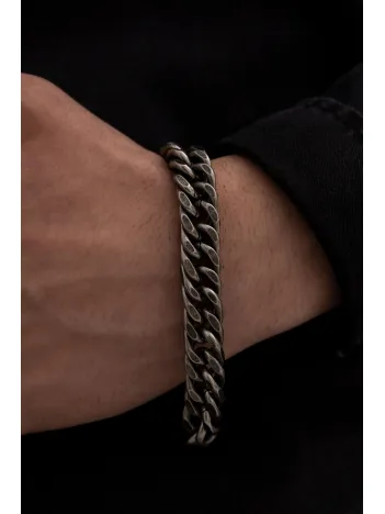 Ottoman Kalın Çelik Oksitli Gurmet Erkek Bileklik CBLOKSİTKLN-GMS