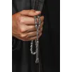 Erkek Tesbih - Vecize Oksitli 925 Ayar Gümüş Erkek Tespih Orta Boy 36gr Erkek Tesbih - Vecize Oksitli 925 Ayar Gümüş Erkek Tespih Orta Boy 36gr