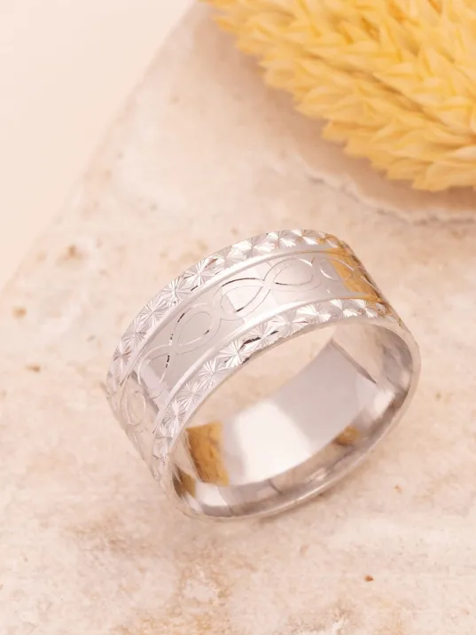 Alesia Tek Gümüş Alyans Yüzük Söz Nişan Yüzükleri Özel Ahşap Kutulu