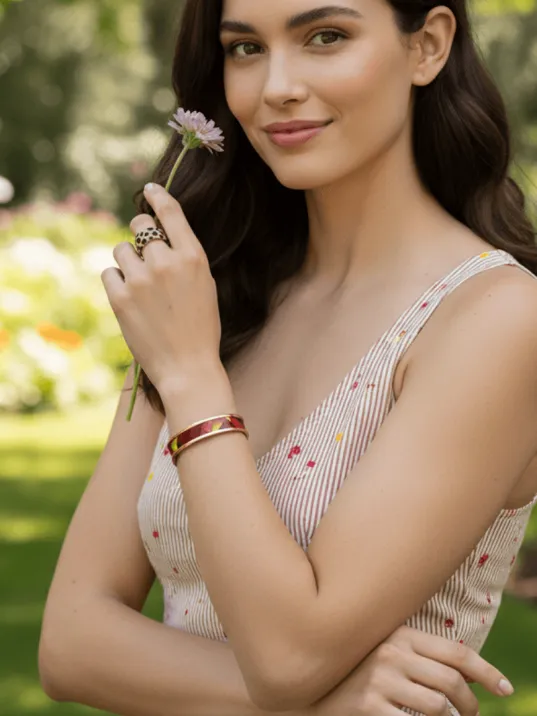 Kadın Bakır Bileklik Yüzük Set - Sunny Model Özel Baskı Metal Kutu Ve Kuvars Taşı Kadın Bakır Bileklik Yüzük Set - Sunny Model Özel Baskı Metal Kutu Ve Kuvars Taşı