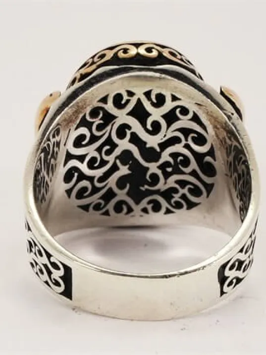 Ahmet Kaya Resimli Erkek Gümüş Yüzük