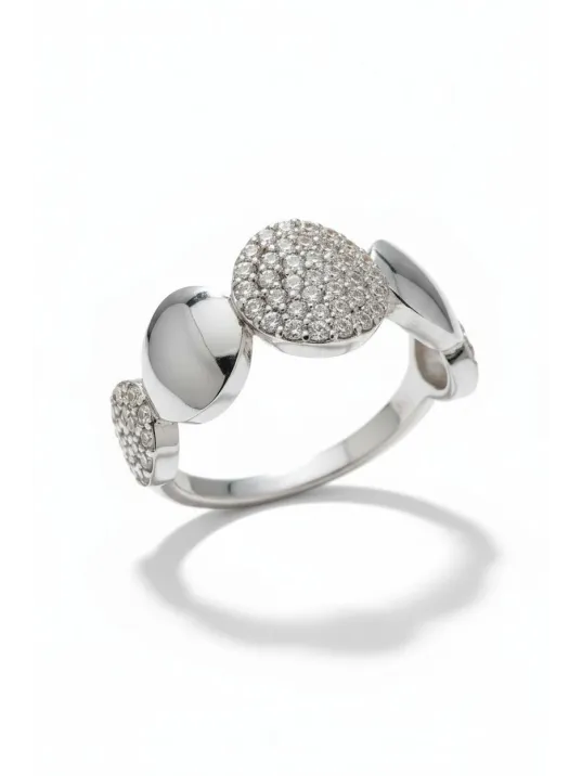 Kadın Gümüş Yüzük - Hürrem Gümüş Su Yolu Kadın Yüzük