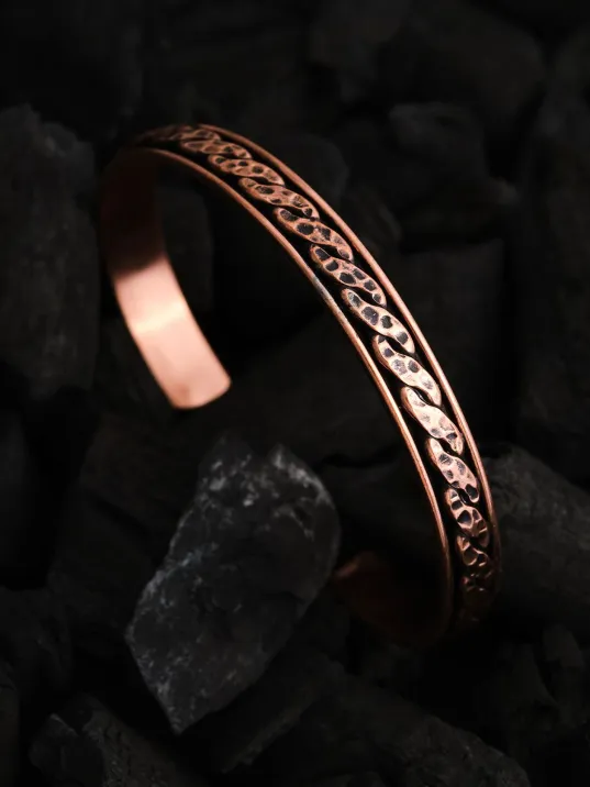 Kadın Bakır Bileklik - Sinem Model Kadın Bakır Kelepçe Bileklik Bilezik