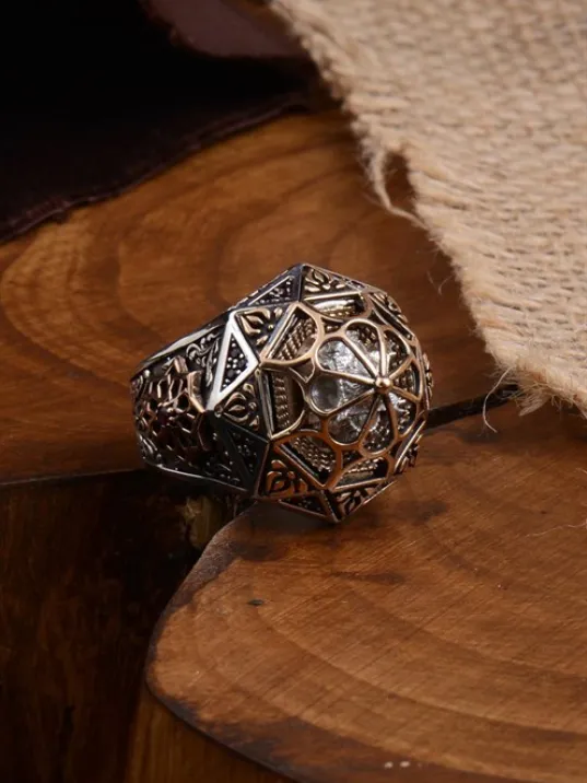 Saklı Camii Model Koleksiyonluk Erkek Gümüş Yüzük