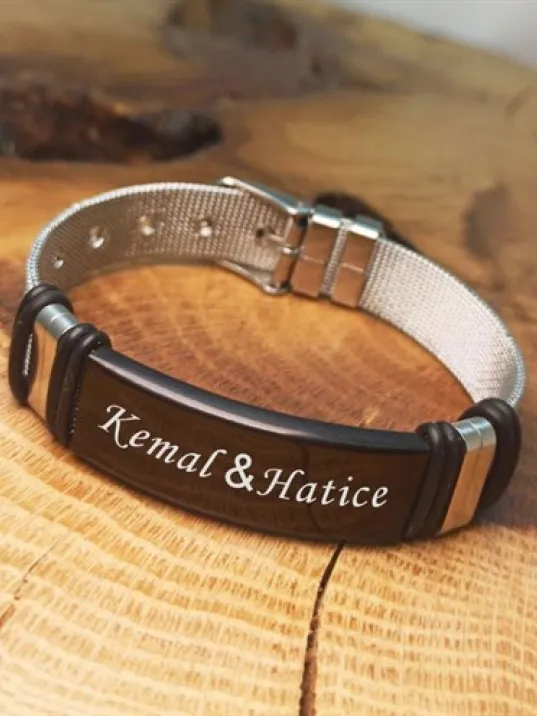 İsim Yazılabilen Hasır Model Çeik Erkek Bileklik CBLGMSHASIR İsim Yazılabilen Hasır Model Çeik Erkek Bileklik CBLGMSHASIR