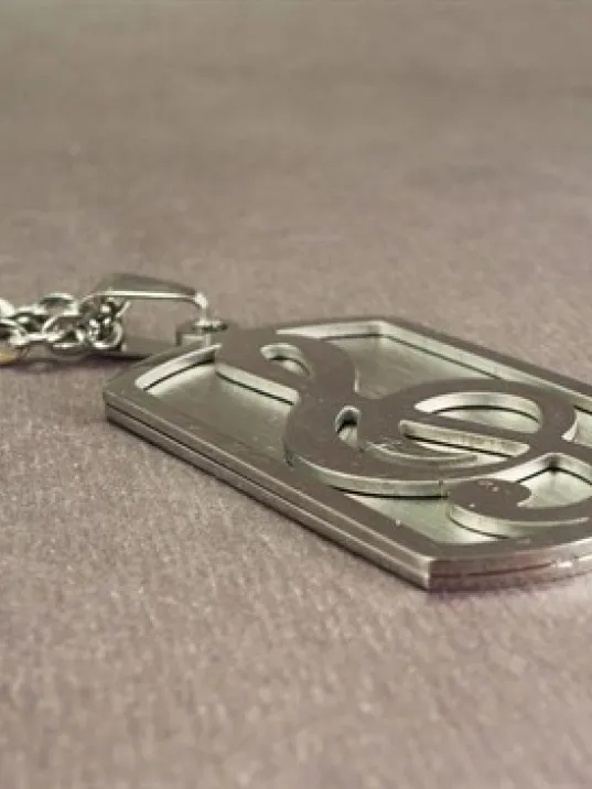 OttoMan Sol Anahtarı Çelik Erkek Kolye Zincir