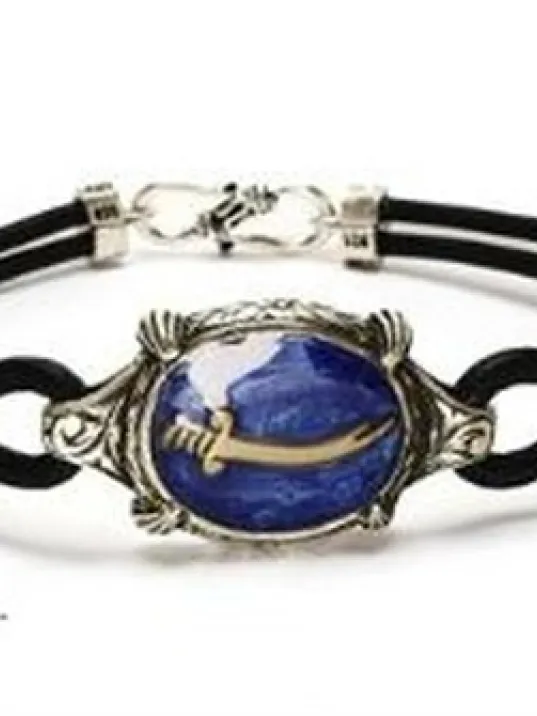 Zülfikar Kılıcı Deri Gümüş Erkek Bayan Bileklik Zülfikar Kılıcı Deri Gümüş Erkek Bayan Bileklik