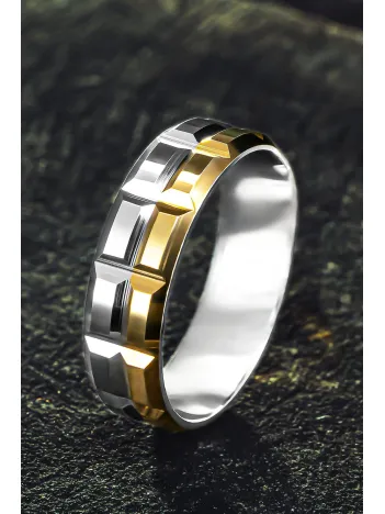 Erkek Gümüş Alyans - Paris Model 925 Ayar Erkek Yüzük Erkek Gümüş Alyans - Paris Model 925 Ayar Erkek Yüzük