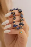 Doğal Taşlı Kadın Bileklik - Doğal Lapis Taşlı Kadın Çelik Kadın Bileklik Yıldız Ve Nazarlık Doğal Taşlı Kadın Bileklik - Doğal Lapis Taşlı Kadın Çelik Kadın Bileklik Yıldız Ve Nazarlık