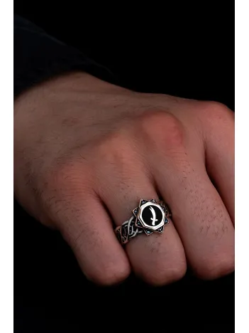 Erkek Gümüş Yüzük - Zülfikar Kılıcı İnce Kibar Gümüş Yüzük Erkek Gümüş Yüzük - Zülfikar Kılıcı İnce Kibar Gümüş Yüzük