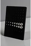 Kadın Gümüş Küpe - 4 mm 925 Ayar Gümüş Top Küpe