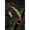Copper Knit Bakır Kelepçe Bilezik Erkek Kadın Kuvars Taşı ve Metal Kutulu Copper Knit Bakır Kelepçe Bilezik Erkek Kadın Kuvars Taşı ve Metal Kutulu