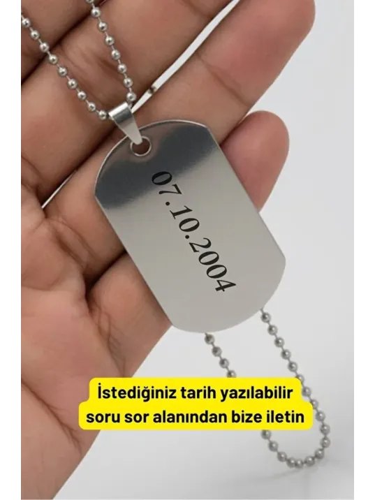 Dikiz Aynası Vites Topuzu Süs Renkli Ahmet Kaya Fotoğraflı Not Yazı Yazılabilir Çelik Asker Künyesi