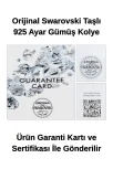 Kadın Gümüş Kolye - Swarovski Taşlı Zirconia Yıldız Motifli Kadın Kolye
