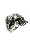 Gotik Kurukafa Gümüş Erkek Yüzüğü