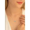 Kadın Gümüş Kolye - Rose Altın Kaplama Zirkon Taşlı Kalp Motifli Gümüş Kolye Kadın Gümüş Kolye - Rose Altın Kaplama Zirkon Taşlı Kalp Motifli Gümüş Kolye