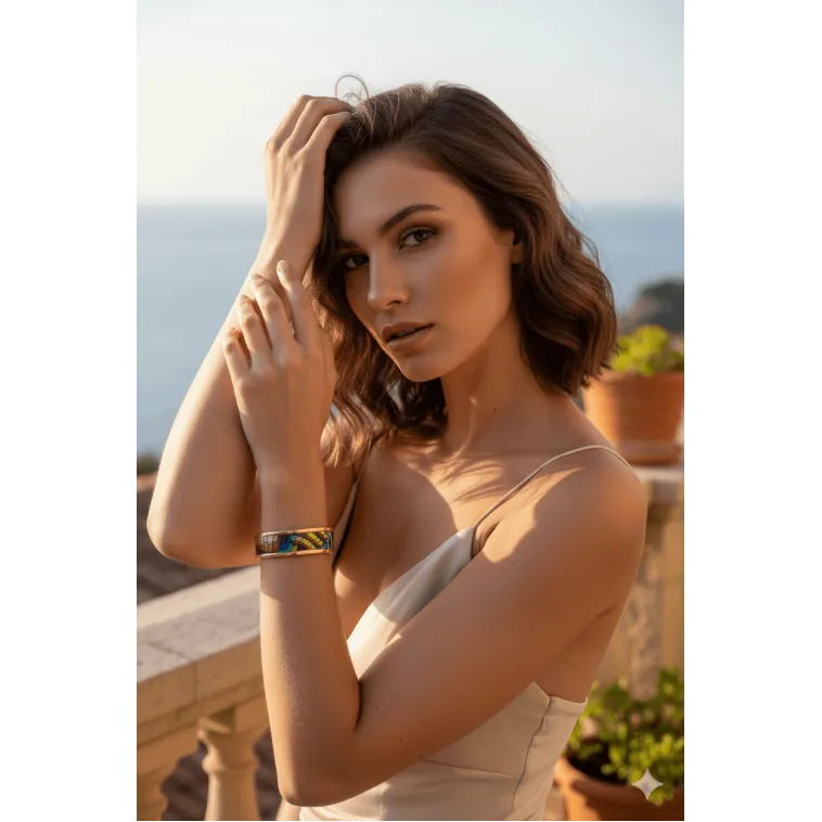 Kadın Bakır Bileklik Yüzük Set - Laura Model Özel Baskı Metal Kutu Ve Kuvars Taşı Kadın Bakır Bileklik Yüzük Set - Laura Model Özel Baskı Metal Kutu Ve Kuvars Taşı