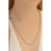 Kadın Çelik Kolye - 2 Mm Burma Model Çelik Kolye Kadın Çelik Kolye - 2 Mm Burma Model Çelik Kolye