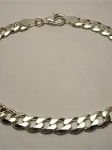 Gurmet Gümüş Erkek Bileklik 9gr Orta Kalınlıkta