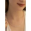 Kadın Gümüş Kolye - 2.5 mm Desenli Barlı Model Gümüş Kolye Kadın Gümüş Kolye - 2.5 mm Desenli Barlı Model Gümüş Kolye