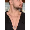 OttoMan Süperman Simgeli Çelik Zincir Kolye CKLSUPERMAN-GMS OttoMan Süperman Simgeli Çelik Zincir Kolye CKLSUPERMAN-GMS