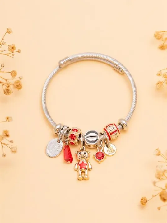 Kadın Çelik Bileklik - Charm Model Bileklik - Charm Model Kadın Bileklik Kadın Çelik Bileklik - Charm Model Bileklik - Charm Model Kadın Bileklik