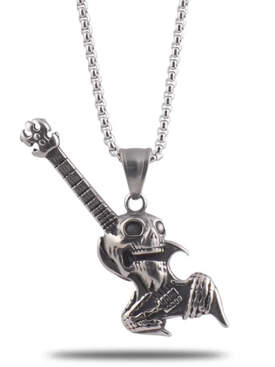 Ottoman Rock’n Roll Erkek Çelik Zincir Kolye Cklrockırol-gms