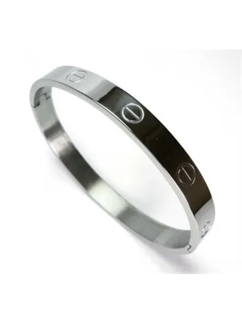Unisex Kelepçe Çelik Bileklik