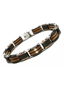 ÇELİK ERKEK BİLEKLİK KÜNYE KRİSTAL İNCE KİBAR MODEL