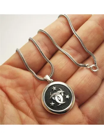 Teşkilatı Mahsusa Erkek Gümüş Kolye Zincir