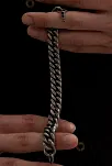 Ottoman Kalın Çelik Oksitli Gurmet Erkek Bileklik CBLOKSİTKLN-GMS