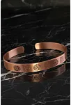 İnce Bakır Bileklik Silinmez Zırh Koruma Dualı Celcelutiye Metal Kutu Doğal Taş Kadın Erkek Bilezik
