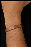 Erkek Kadın Bakır Bileklik - Çapraz Izgara Çizgi Motif Bilezik Doğal Taşlar Ve Metal Kutulu Erkek Kadın Bakır Bileklik - Çapraz Izgara Çizgi Motif Bilezik Doğal Taşlar Ve Metal Kutulu