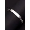 Erkek Gümüş Bileklik - 7 mm Isim Yazılan Gümüş Erkek Bileklik Künye Oksitli Euro Kral Model Erkek Gümüş Bileklik - 7 mm Isim Yazılan Gümüş Erkek Bileklik Künye Oksitli Euro Kral Model