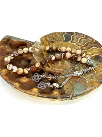 Avustralya Zebra Taşı Doğaltaş Tespih