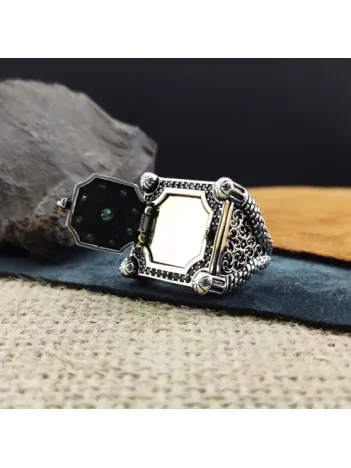 Kişiye Özel Mikro Zirkon Taşlı Erkek Gümüş Yüzük (İçine Fotoğraf, İsim, Logo Yapılır) GYZGMSGUMSC Kişiye Özel Mikro Zirkon Taşlı Erkek Gümüş Yüzük (İçine Fotoğraf, İsim, Logo Yapılır) GYZGMSGUMSC