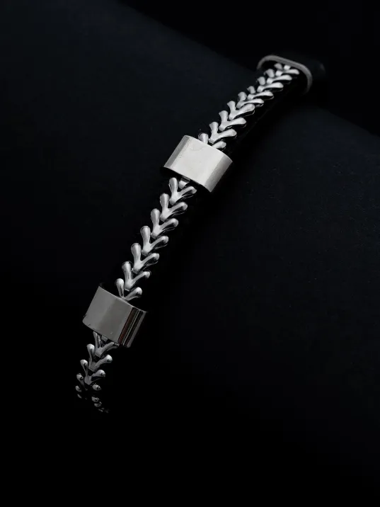 Erkek Çelik Bileklik - Balık Sırtı Model Çelik Bileklik