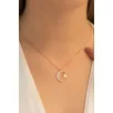 Kadın Gümüş Kolye - Kadın Rose Renk Kemal Atatürk Silüet Ay Yıldız Model Gümüş Kolye Kadın Gümüş Kolye - Kadın Rose Renk Kemal Atatürk Silüet Ay Yıldız Model Gümüş Kolye