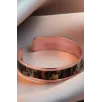 Kadın Bakır Bileklik Yüzük Set - Mia Model Özel Baskı Metal Kutu Ve Kuvars Taşı Kadın Bakır Bileklik Yüzük Set - Mia Model Özel Baskı Metal Kutu Ve Kuvars Taşı