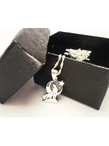 Ay Yıldız Bozkurt Bayan Gümüş Kolye