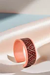 Kadın Bakır Bileklik Yüzük Set - Stella Model Özel Baskı Metal Kutu Ve Kuvars Taşı
