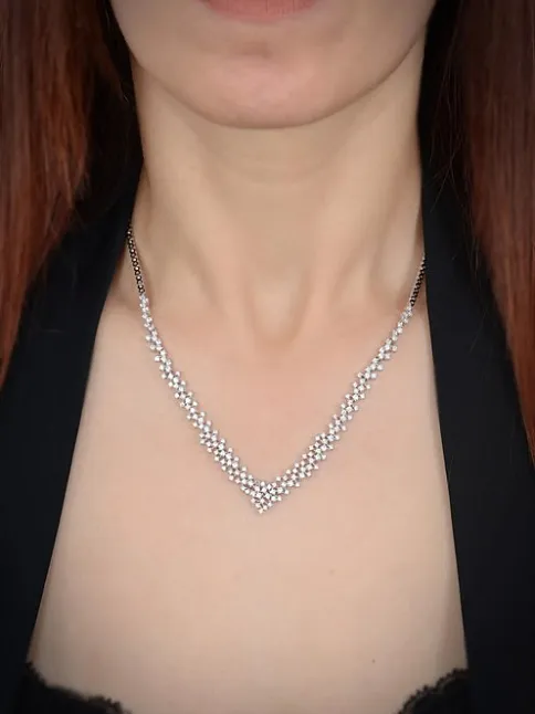 Arın Bayan Zirkon Taşlı Gümüş Su Yolu Set - Kolye, Bileklik, Küpe, Yüzük