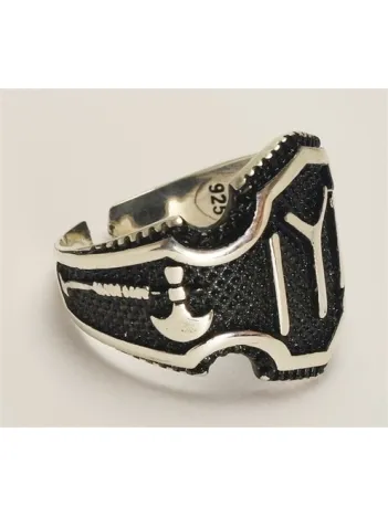 Iyı Ertuğrul Kayı Gümüş Erkek Yüzük