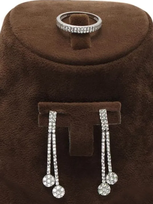 Artemis Bayan Gümüş Su Yolu Set - Kolye, Bileklik, Küpe, Yüzük