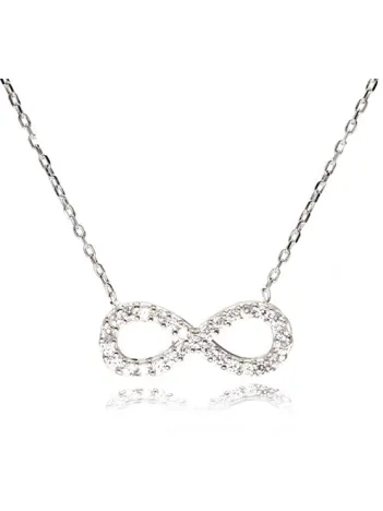 Gümüş Bayan Sonsuzluk Kolye